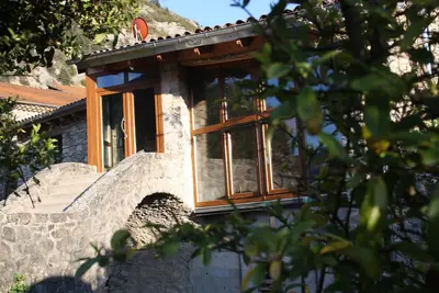 Image de Idyllic, family-friendly vacation home with sauna by the river in the mountains