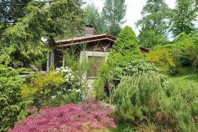 Image de maison de campagne de Thuringe, vacances dans la forêt de Thuringe dans un cadre idyllique