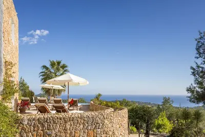 Image de Finca à Ibiza avec vue imprenable sur la mer