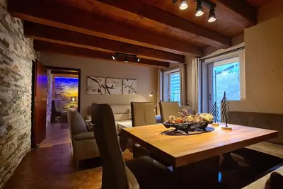 Image de Appartement confort pour 2-8 personnes, 100m², 3 sep. , Septembre Séjour, 2 salles de bain
