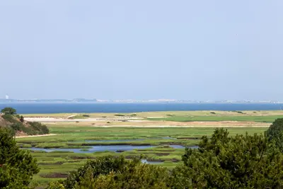 Image de Maison contemporaine sur 4+ acres isolés avec une vue magnifique sur le Pamet et la baie