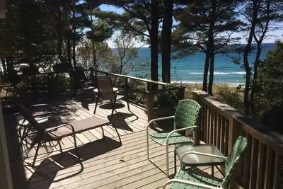 Image de Chalet sur le lac Michigan - Plage privée