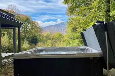 Image de Belle maison de ski Stratton avec vue Mtn et bain à remous!