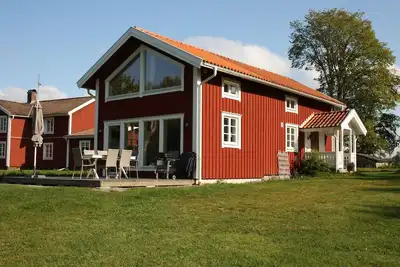 Image de Magnifique chalet à seulement 60 mètres du lac, Timmerstugan