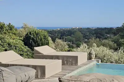Image de Biot - Vue panoramique - 400m village - 4 km Antibes/mer - Plain-pied