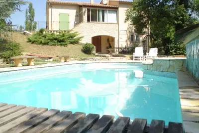 Image de Villa en Drôme Provençale avec piscine chauffée et Spa