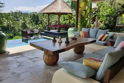 Image de Villa Gajah Ubud -Superbe villa privée au milieu des rizières - 4 chambres