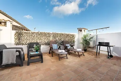Image de Sunset Cas Sastre with private roof terrace and barbecue in the oldtown of Alcudia