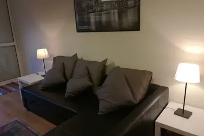 Appartement de plage avec terrasse, piscine et garage