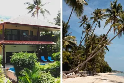 Image de Beach front Resort - Villa avec piscine privée à 40 mètres de la plage