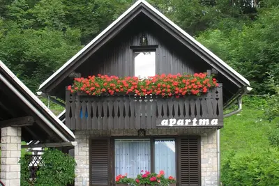 Maison individuelle avec deux chambres, cuisine, salle de bains, pour 4 Pax