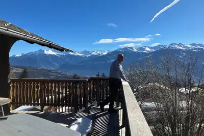 Image de Chalet 140m2 Valais Anzère 8 pers /4 ch / Vue +++ / Eté & Ski resort / No wifi