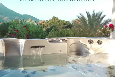 Image de Villa entièrement climatisée Piscine Jacuzzi proche Ajaccio, Porticcio et plages