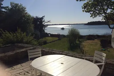 Image de Ile-aux-Moines-Maison au bord du golfe du Morbihan
