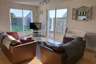 Image de A 200 mètres de la plage de Pors Carn, maison neuve 3 étoiles de plain pied