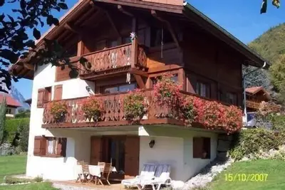Image de Face au Mont-Blanc, location au rez-de-chaussée d'un chalet à Passy