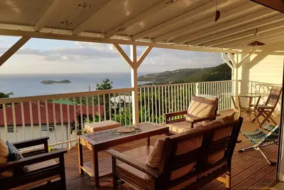 Image de Nouveau maison Bleu Corail vue mer