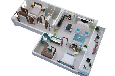 Image de ★ 2 King, 3 Bath ★ Balcony ★ 5min to Beach ★ Pool + Hottub (6fl corner unit, Old Town)