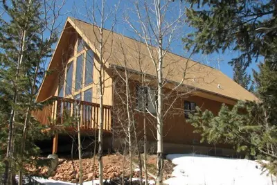 Image de Belle maison de montagne isolée à Divide avec vue sur Pikes Peak