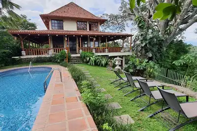 Image de Vues panoramiques, Bali style, Pool-tropicale privée-Atenas