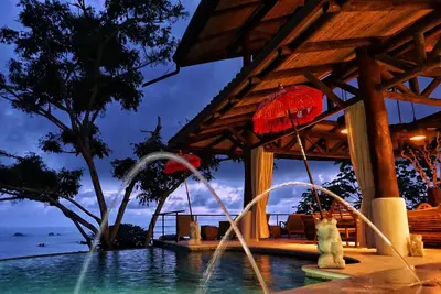 Image de The Tree House, cadre tropical balinais avec des vues magnifiques