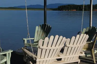 Image de Niveau accès au lac. Lake James front de mer à domicile. Quai privé et vue sur la montagne Nc