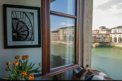 Image de Une vue imprenable sur le Ponte Vecchio et des Offices - Extrêmement silencieux - moderne - WiFi