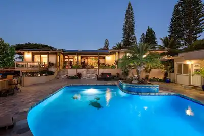 Image de Summit Residence at Kaanapali Vista ~ Maison de vacances de luxe 4500 pc ~ 5bd / 5. Piscine 5ba, vue sur l'océan