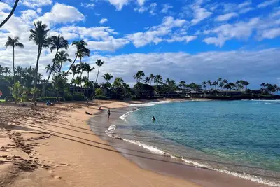 Image de Napili Bay Beach * Belle vue sur l'océan! Étapes de la plage * Wifi * Super emplacement!