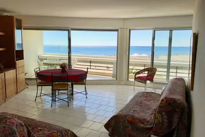 T3  direct plage vue superbe sur mer 71m2   6 pers  + parking