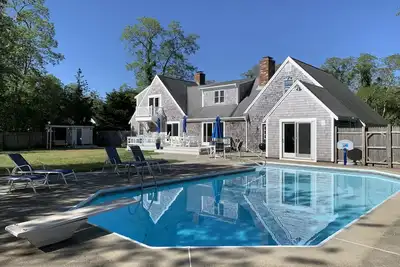 Image de Immaculée, grande maison de plage avec piscine chauffée