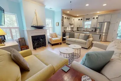 Image de Modern Beach House - Près de la plage et de la rivière Back - Bain bouillonnant