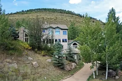 Image de Luxueuse maison de montagne avec une vue inoubliable