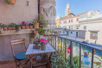 Image de Ca 'Cammello - Terrasse privée et vue sur le canal