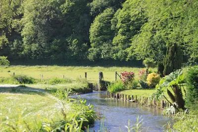 Maison avec jardin dans vallée classée entre Fécamp et Etretat