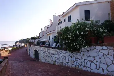 Villa indépendante sur la mer avec une vue imprenable sur le golfe de Castellammare