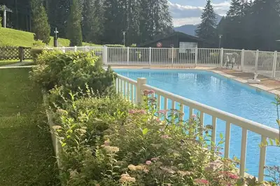 Image de La Taniere - spacieux appartement au pied des pistes situé aux pistes aux Gets