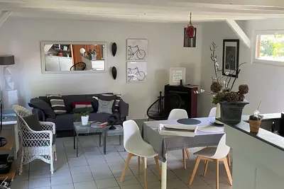 Image de Biscarrosse, Maison au Calme 90 M2 Jardin- Pres Du Lac Et Piste Cyclable!
