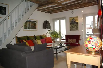 Image de appartement de standing, 4 pièces, 80m2, 4-5 personnes, centre de Paris