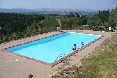 Image de Appartement avec piscine. Village médiéval au cœur du Chianti Classico