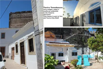 Image de Tavira Maison de ville avec jardin et terrasse sur le toit et beaucoup d'espace. Dans la vieille ville!