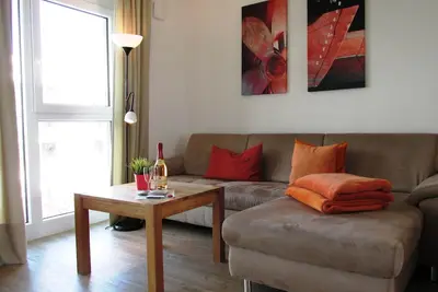 Image de 100 m de la mer, familial et convivial, non-fumeur, appartement avec vue sur la digue