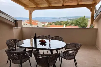 Image de Appartement dans Punat avec vue mer, terrasse, Climatisation, Wifi (4534-4)