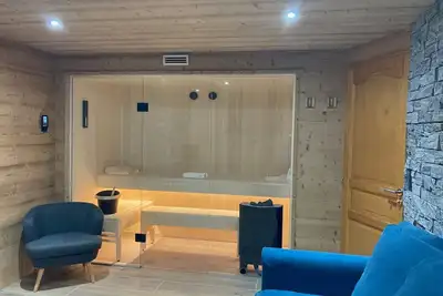 Image de Chalet 4 * avec sauna privé a Valloire pour 11 personnes