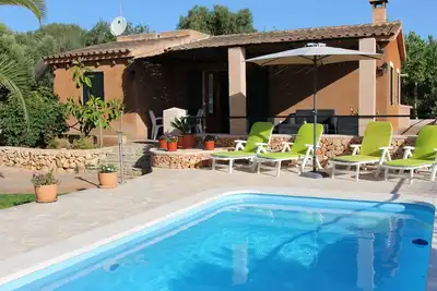 Image de Finca calme avec piscine privée et espace barbecue. Terrasse avec une superbe vue.