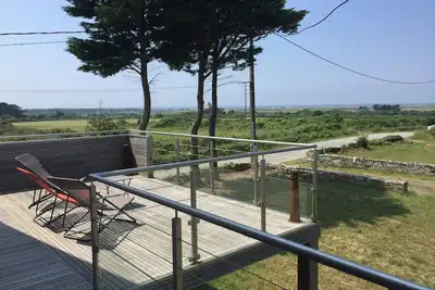 Grande maison avec vue sur mer exceptionnelle dans un environnement protégé