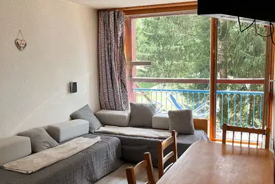 Image de Les arcs 1800 au pied des pistes studio 4 personnes résidences belles challes