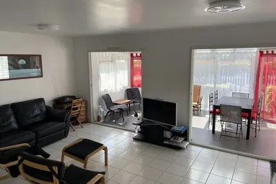 Image de Arcachon l'Aiguillon, proche plage et port, maison confortable avec clim