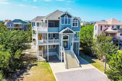 Image de Soundside Island Charm, Kinnakeet Shores-Pool, Bain à remous, salle de jeux, À pied de la plage