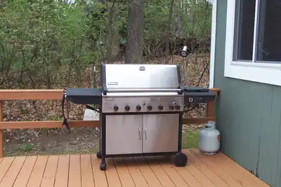 Image de Cottage isolé avec de belles vues sur le lac Wisconsin!